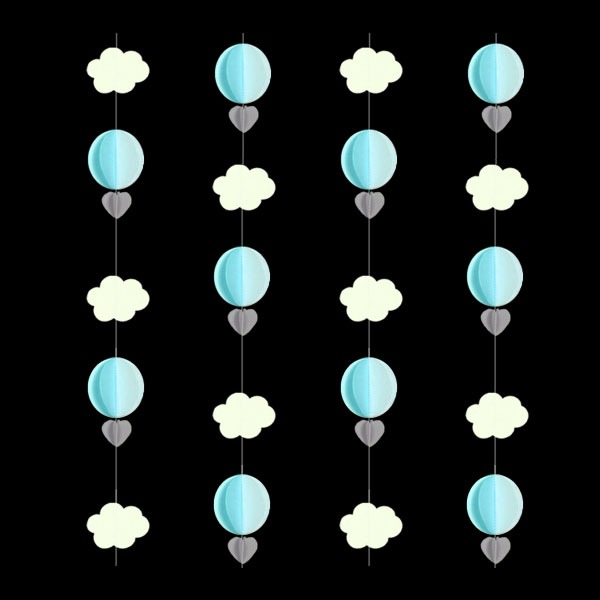 String Versiering Wolk Blauw afbeelding