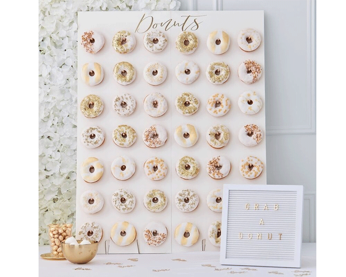 XL Donut Wall Goud Ginger Ray afbeelding