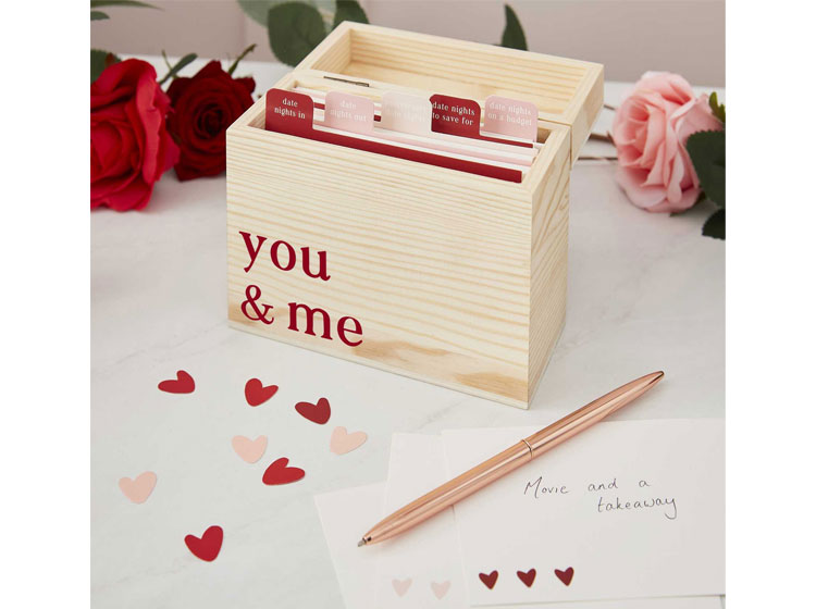 Houten Date Night Box Ginger Ray afbeelding