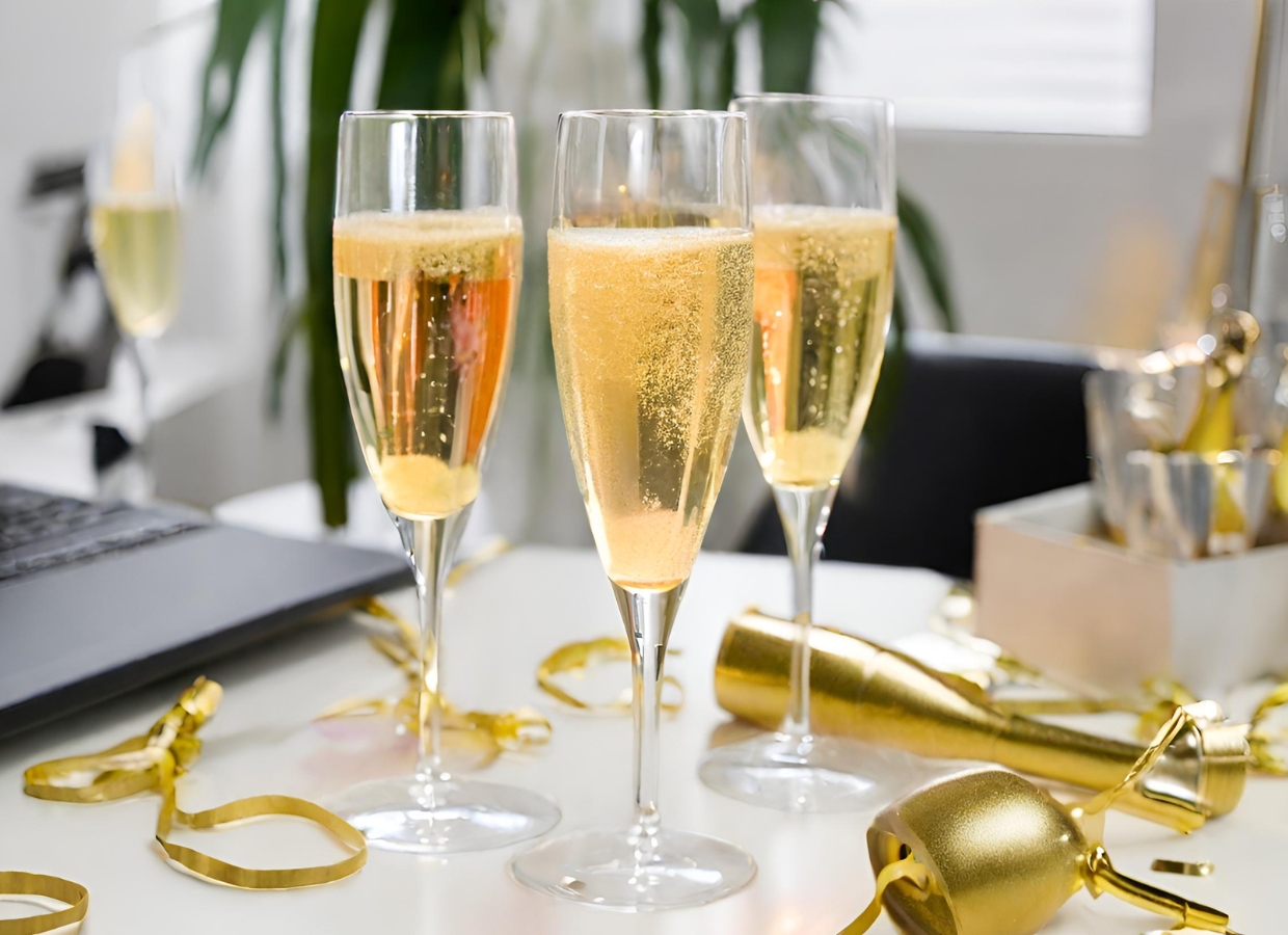 champagne flutes nupik cc stuks