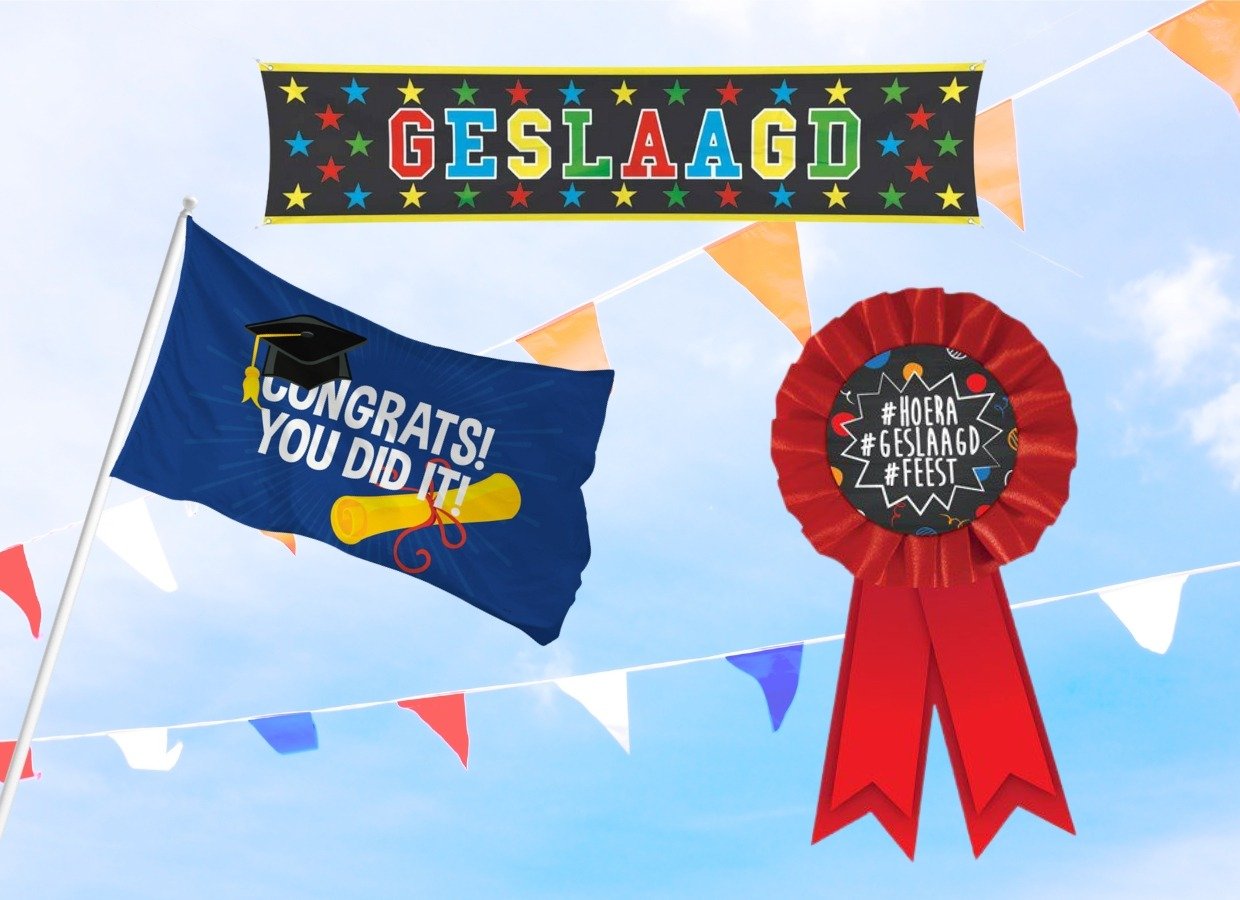feest thema geslaagd